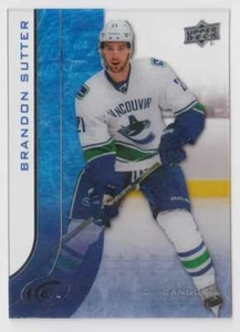 2015-16 Upper Deck Ice Hockey Card Brandon Sutter Vancouver Canucks #45 - Picture 1 of 2