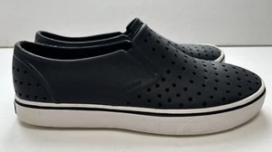 Scarpe slip-on estive traforate Native MILES nere bianche uomo 8 donna 10 - Foto 1 di 9