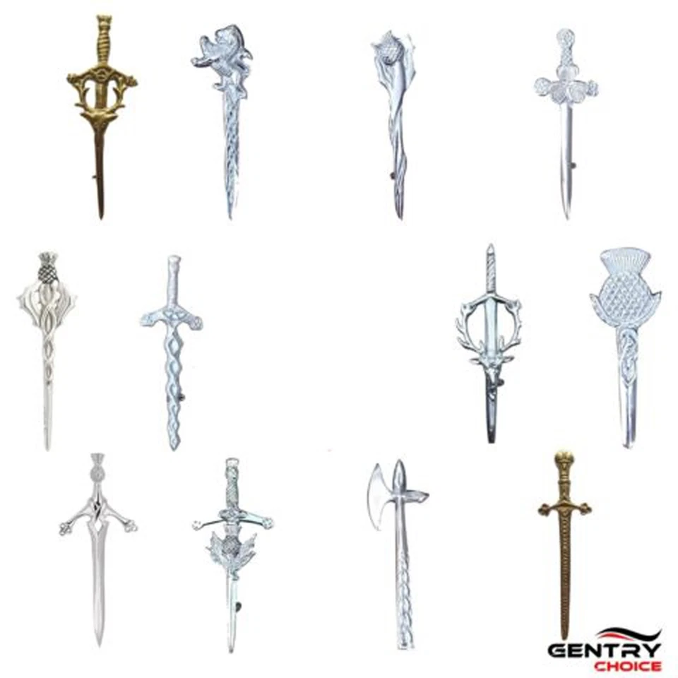 Prendedor escocés tradicional escocés escocés accesorio Highlanders ropa Highland Foto 1 de 1