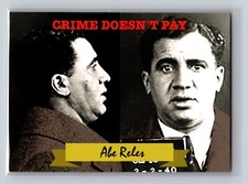 Abe Reles Kid Twist 2016 Historic Autographs The Mob #24 Trading Card Mafia