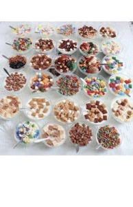 Soy Wax Cereal Bowl Candle With Spoon - Picture 1 of 7