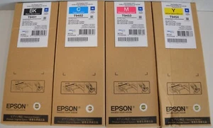 Original Epson Tinte Set 1x (T9451 BK, T9452 C, T9453 M, T9454 Y) OVP - Afbeelding 1 van 1