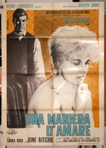 manifesto 2F film A KIND OF LOVING John Schlesinger Alan Bates 1963 - Imagen 1 de 3