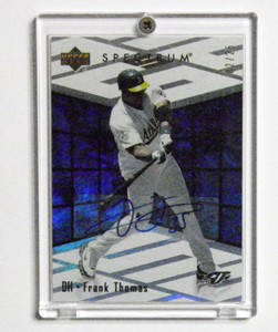 Frank Thomas 2007 UD Spectrum Season Retrospectrum Signature Auto - #'d 2/25