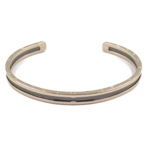 BVLGARI B-zero1 ML Bracelet 18KPG Pink Rose Gold ceramic Black Used Women - Picture 1 of 6