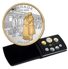 2014 Canada Fine Silver Proof Set 100th Ann Of Declaration Of First World WarA01