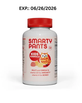 SmartyPants Niños Multi & Omegas Suplemento Dietético 90 Gomitas (Pack de 3)| 6/26 Foto 1 de 4
