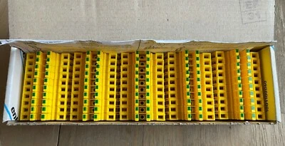 ENTRELEC 019905421 YELLOW TERMINAL BLOCKS D1,5/6.PI.ADO NEW BOX OF 50 - Image 1 of 4