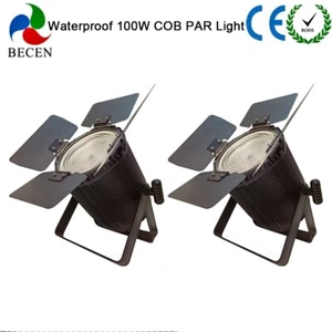BECEN Outdoor 100W COB LED Par Light Warm White Church Yard Wedding Light 2pcs - Picture 1 of 4