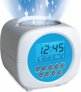 Discovery Kids Color Changing Digital Star Projection LCD Alarm Clock - Picture 1 of 3