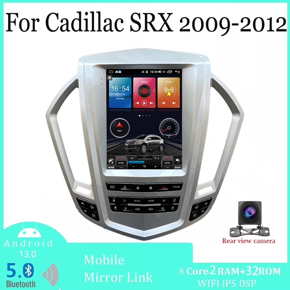 Reproductor multimedia de radio de coche Android 13 GPS navegación Carplay para Cadillac SRX 2009-12 Foto 1 de 4