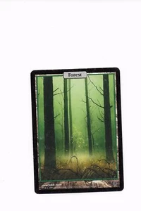 MTG FOREST - UNHINGED - FULL ART - LAND -JOHN AVON L5 - Picture 1 of 1