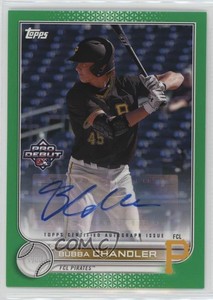 2022 Topps Pro Debut Green Auto /99 Bubba Chandler #PD-16 Auto