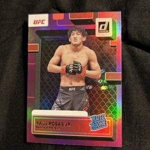2023 Panini Donruss UFC Raul Rosas Jr. Rated Rookie Purple Holo #206