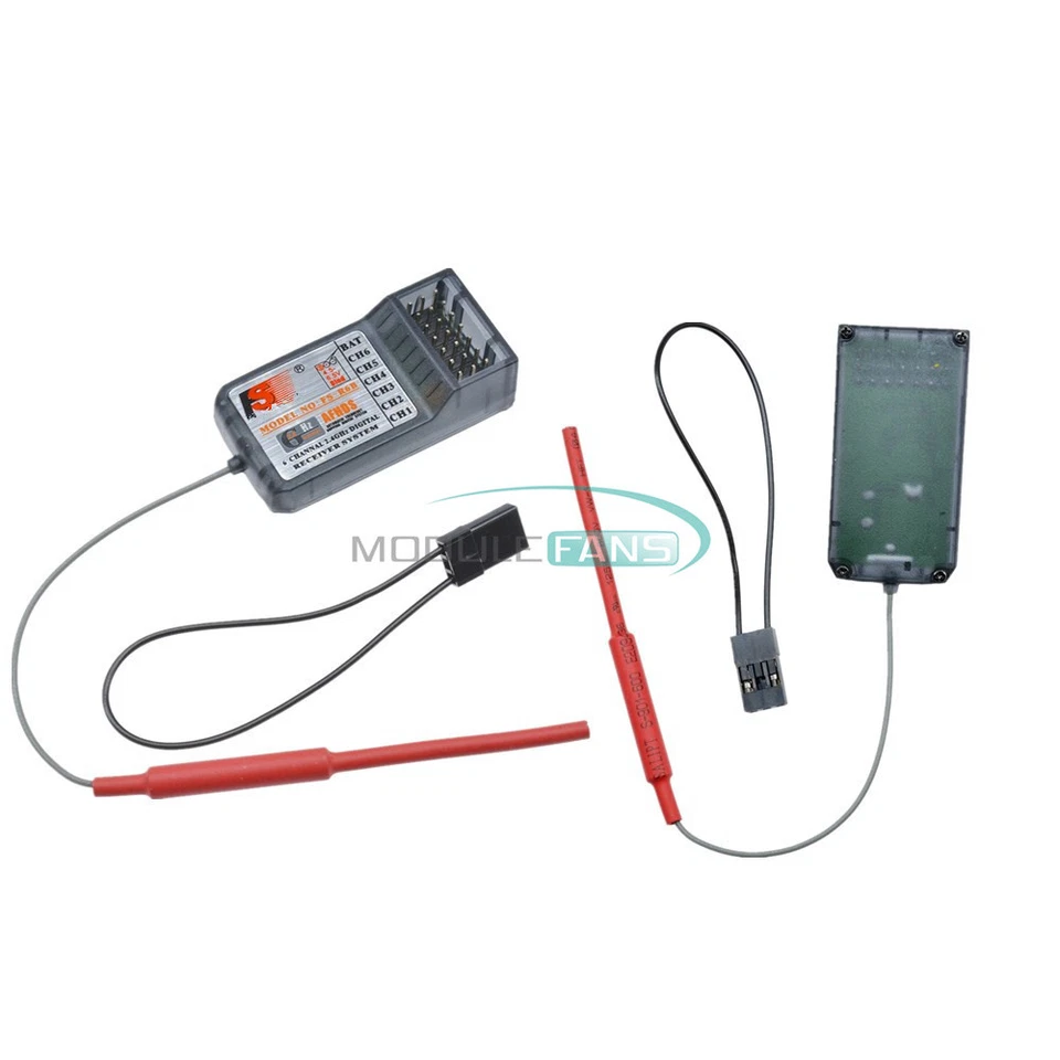 FS-R6B 2.4GHZ 6-Channel Receiver for T4B/T6B/TH9B Car Boat Helicopter - Image 1 of 1