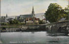 Leeds, W Yorkshire - Otley - Congregational Church, River - Bradford 1909 pmk