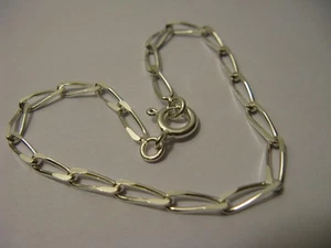 Bijoux Femme Bracelet Super Cheval 3mm Argent Massif 925 18 cm 1.9 Gr - Picture 1 of 1
