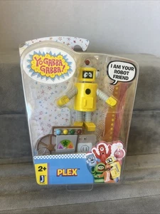 YO GABBA GABBA PLEX ROBOT Figura Amarilla Jazwares 2013 NUEVO (LEER) - Imagen 1 de 3