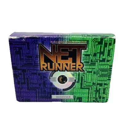 Netrunner Deckmaster Starter Double Deck Open Complete w Rule Book in Box 1996 - Image 1 of 4