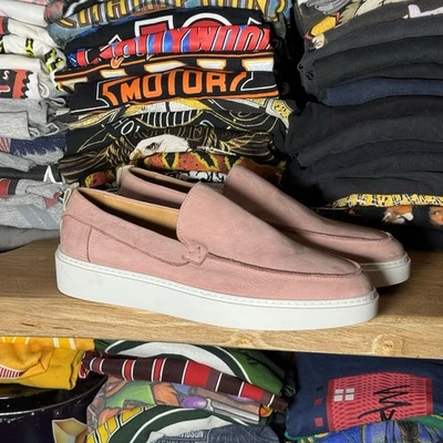 Mocasines de gamuza Camarlengo 1948 para hombre talla 10 hechos en Italia rosa Foto 1 de 4