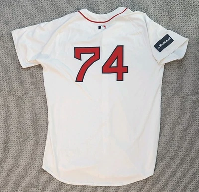 KENLEY JANSEN GAME TEAM EMITIDO NÃO USADO 2024 BOSTON RED SOX HOME JERSEY MLB LOA - Imagem 1 de 4