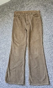 Pantalones de pana Levi's 646 Bell Bottom Bootcut años 70 para hombre 31 x 29 marrón - Imagen 1 de 14