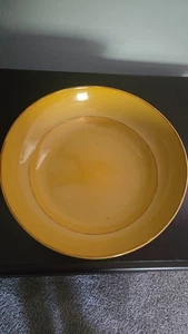 round bowl, serving, meals, dining, kitchen, yellow, fall (free shipping) - Picture 1 of 1