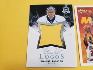 Dwayne Roloson Oilers 2007 - 2008 UD The Cup Limited Logos Blank Back - Picture 1 of 6
