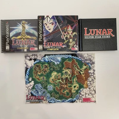 Lunar Silver Star Story Complete MINT With Box, Map, Opened Brand New Condition - Image 1 of 4