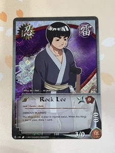 Naruto CCG, Rock Lee, 139, 1ª Edición, LP, Diamante, Lámina - Imagen 1 de 2