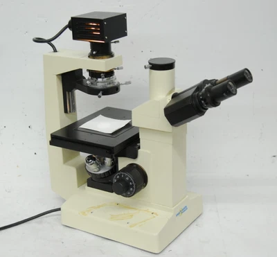 VWR VistaVision Inverted Trinocular Microscope W/ 10x, 25x PL L Objectives - Image 1 of 4
