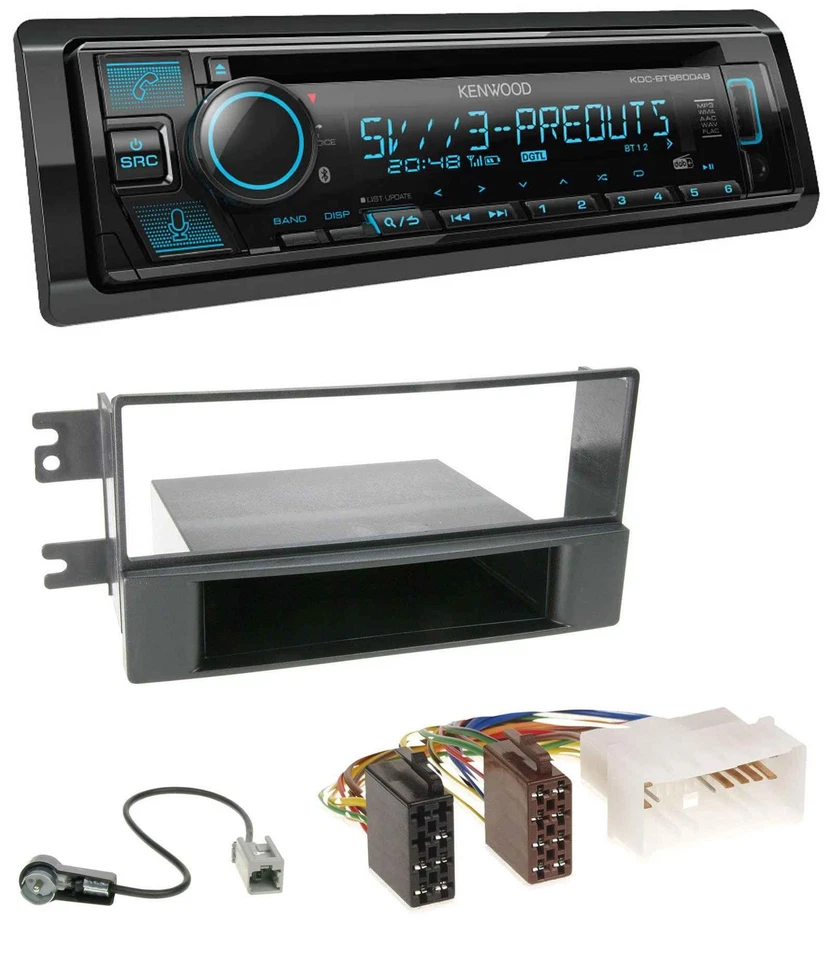 Kenwood Bluetooth USB CD MP3 DAB Autoradio für Kia Cerato (ab 2007) - Bild 1 von 4