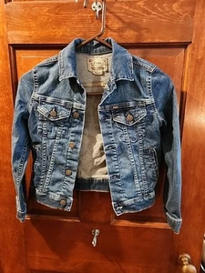 Unisex POLO Ralph Lauren Jean Denim Jacket Size 10 w/Pockets! - Picture 1 of 12