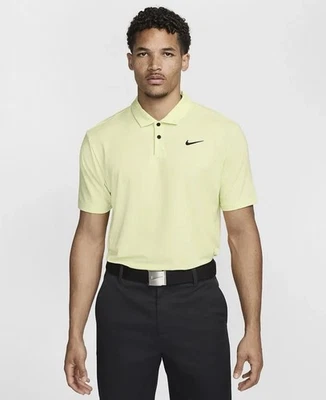 Nike Tour Dri-fit Golf Heatherd Polo Men’s Size S Light Lemon Twist- $80 Retail - Image 1 of 4