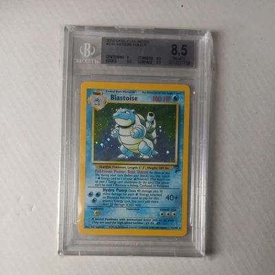 2000 POKEMON BASE SET 2 #2 BLASTOISE-HOLO BCCG 8.5 - Image 1 of 2