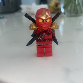 Lego Ninjago Kai Minifigure Red w/ Gold Shoulder (9441, 9449)