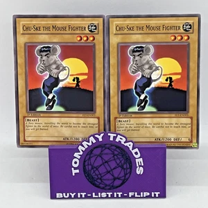 YuGiOh Chu-Ske Der Mauskämpfer Flammende Ewigkeitskarte FET-DE003 1. Auflage X2 - Bild 1 von 6