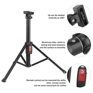 Teleskop Telefon Selfie Stick Statyw Pilot zdalnego sterowania 5 sekcji Selfie Pole CHP - Zdjęcie 1 z 24