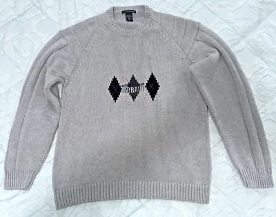 Suéter Vintage XXXL Marithe Francois Girbaud Para Hombre Gris Pullover Tejido Años 90 Foto 1 de 4