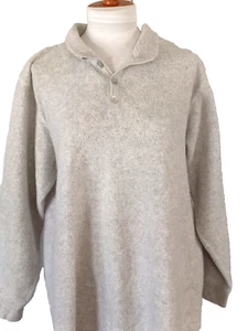 Soft Surroundings Natural Cuddle Fleece PulloverSize Petite Large - Picture 1 of 3