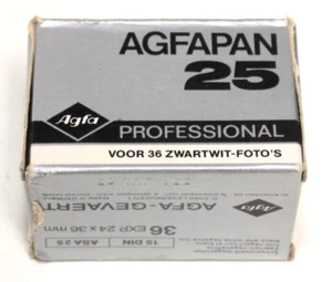 AGFA AGFAPAN 25 PROFESSIONAL FILM-36 EXPOSURE - Picture 1 of 4