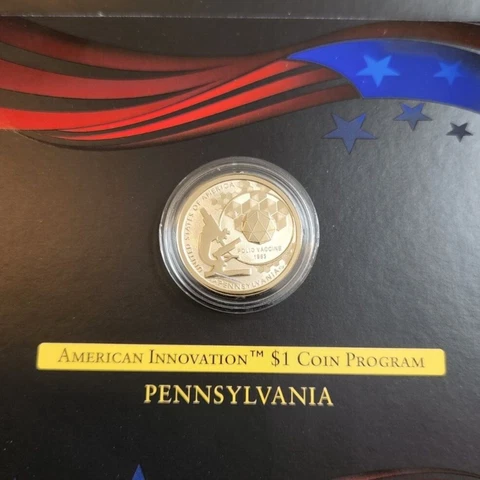 2019 S American Innovation Reverse Proof Dollar Coin Pennsylvania Cover