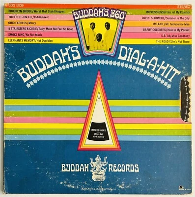 V/A - Buddah's Dial-A-Hit Compilation ‘69 Stereo Vinyl LP w/ Pinwheel Cover - Image 1 of 4