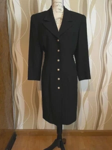 ALBERTO MAKALI Black Lined Dress size M Was $299 - Picture 1 of 11