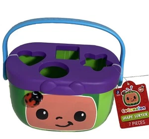 CoComelon 7 Piece Shape Sorter  Shapes Favorite Characters Toys for Kids NWT - Picture 1 of 4