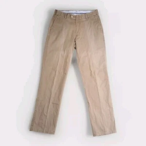 Peter Millar Pants Mens 32x32 Tan Soft Touch Pleated Trouser Preppy - Bild 1 von 21