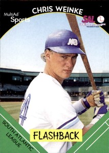 2002 South Atlantic League Prospects #33 Chris Weinke St Paul Minnesota MN Card