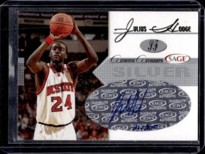 Julius Hodge  NC North Carolina State Basketball Autograph Auto Rookie card /200 - Image 1 of 2
