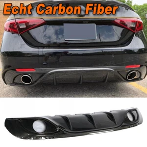 Difusor trasero de carbono difusor alerón labio se adapta a Alfa Romeo Giulia paquete M - Imagen 1 de 11