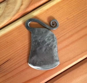Handmade Carbon Steel Alpine Cheese Knife Cutter Mini Slicer, Small, Silver - Picture 1 of 3
